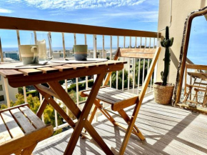 Joli 2 pièces - Proche aéroport - Terrasse vue mer
